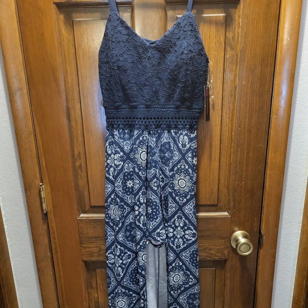 Blue dress with shorts